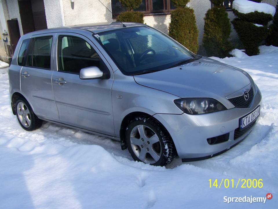 Mazda 2 14cdti 68 liftingu klima alu okazja welurowa tapicerka Tarnów