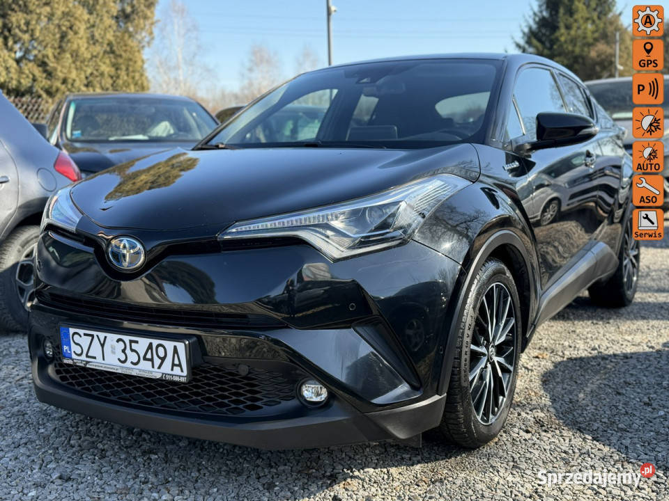 Toyota CHR 18 selection skóra full LED hybryda m wielofunkcyjna kierownica C-HR śląskie Łodygowice