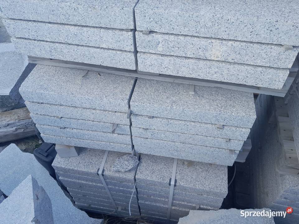 Płyty granitowe płomieniowane antypoślizgowe dolnośląskie Świeradów-Zdrój sprzedam