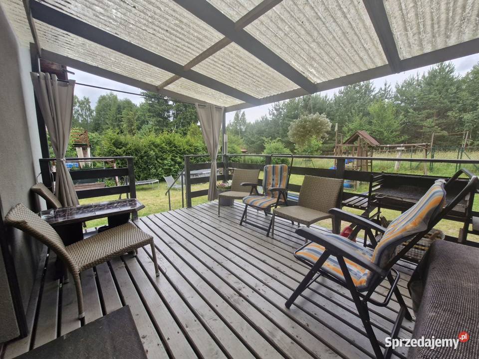 Dom z sauną jacuzzi i basenem Siemiany Jeziorak 70m2 sprzedam