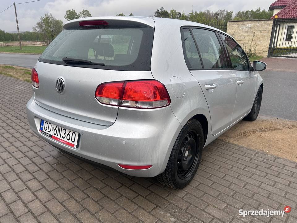 VW Golf 6 z gazem dwoma kpl kół benzyna+LPG Dobrzewino
