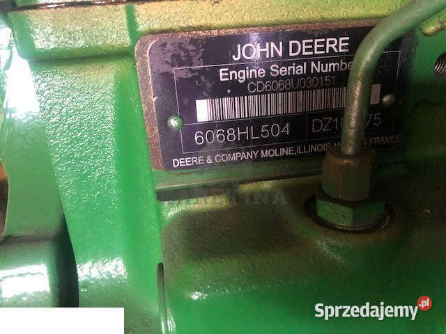 John Deere 6068HL504 CZĘŚCI Turbo EGR Głowica Jastrzębniki