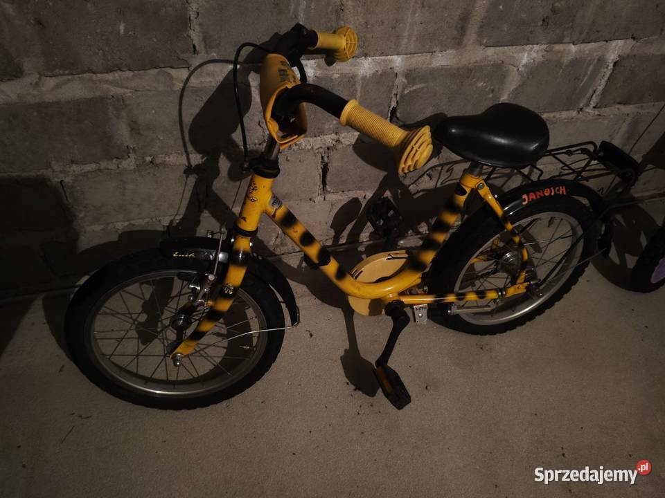 Janosch Tiger Tygrys Rower dziecięcy 16 żółty