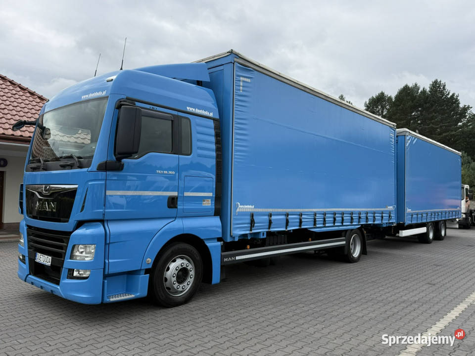 MAN TGX 18360 4X2 Zadbany Bezwypadkowy Stan bluetooth Widełki