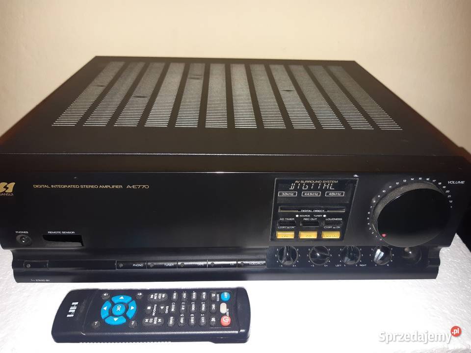 wzmacniacz cyfrowoanalogowy Sansui AE770 Poznań