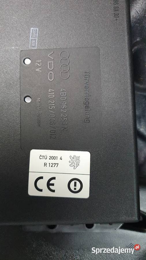 audi a6 c5 moduł komfortu 4b0962258n osobowe Kiełczewice Dolne