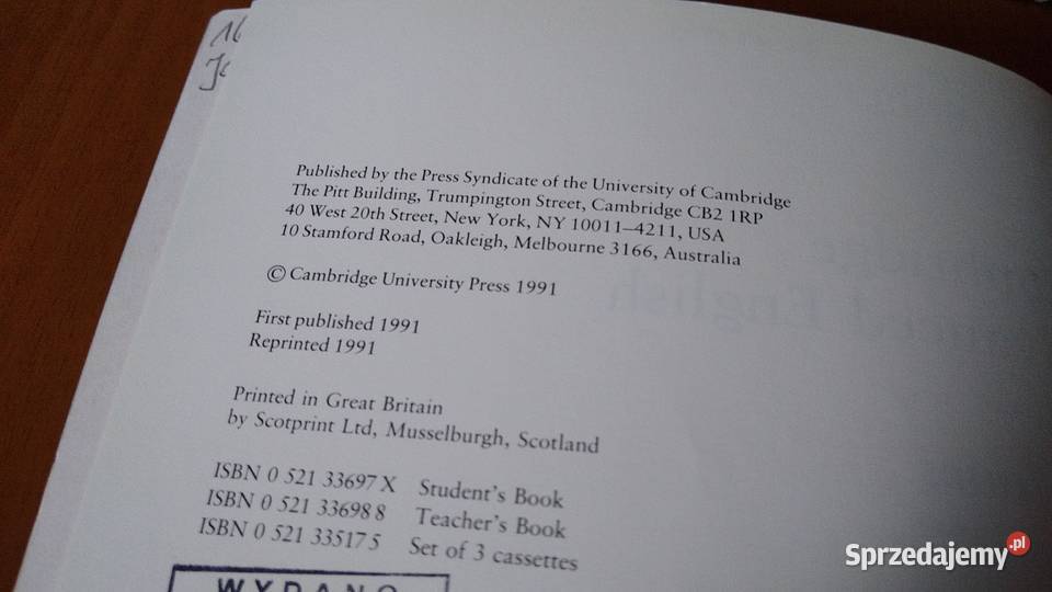 Cambridge Advanced English students book Jones Gdańsk