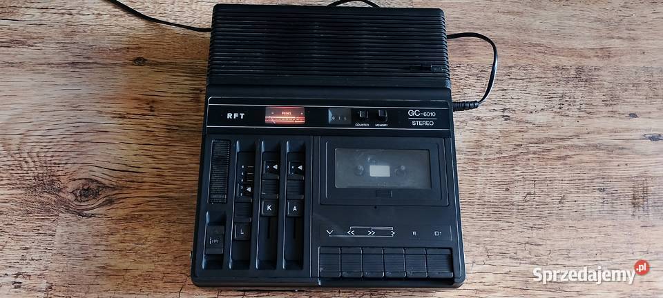 Kultowy RFT Geracord GC6010 Stereo Vintage z NRD Magnetofony Wąbrzeźno