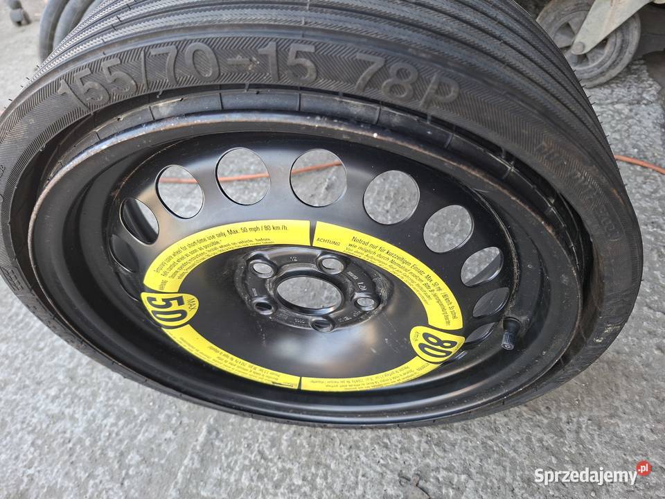 Koło dojazdowe Audi A2 15 Wrocław