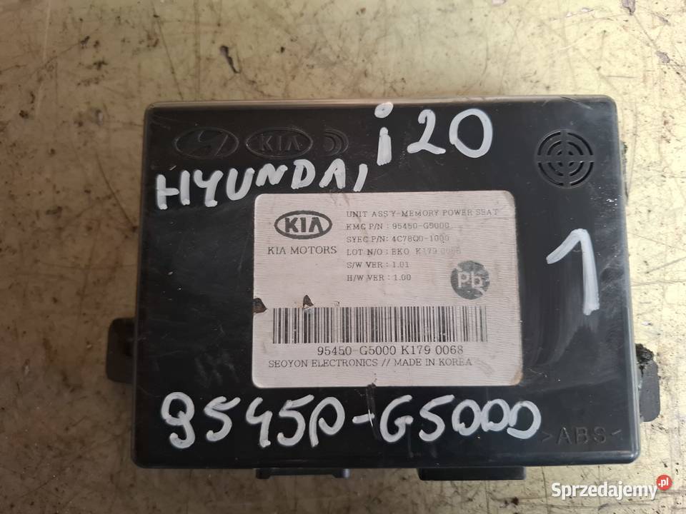HYUNDAI I20 moduł sterownik 95450g5000 Kielce
