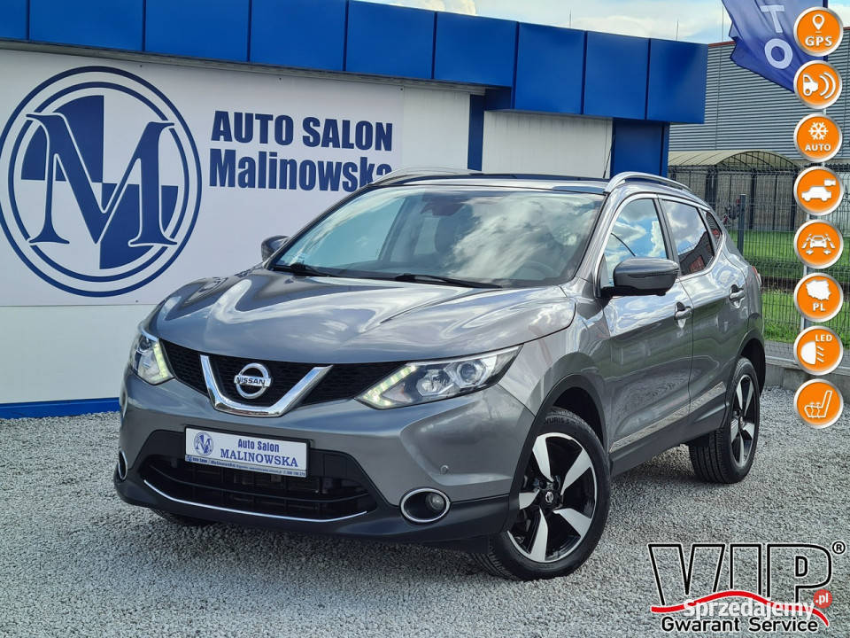 Nissan Qashqai Automat SzklanyDach Navi 2xPDC asystent pasa ruchu Qashqai Wągrowiec sprzedam