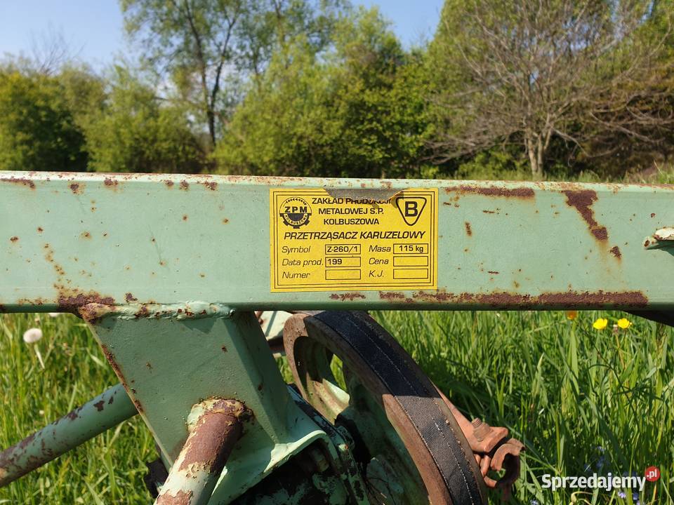 Przewracarka karuzelowa przetrząsacz