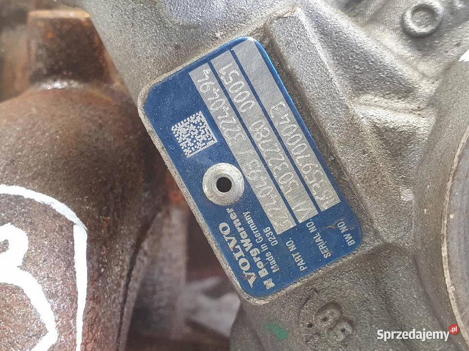 TURBOSPRĘŻARKA Volvo V60 II 20 D4 turbo 32240493 Chełm