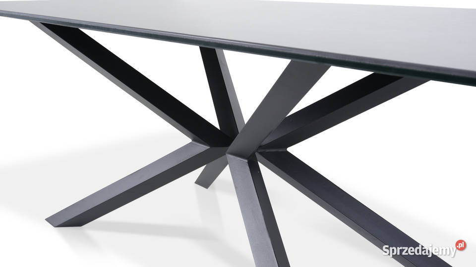 Stół Spiek 200x100 Podstawa Czarna stal Warszawa