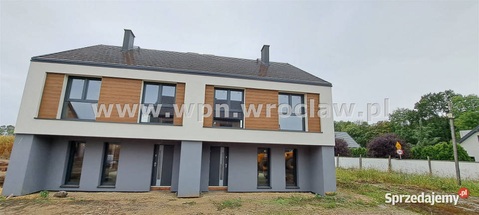 Dom bliźniak Kobierzyce 105m2 pustak