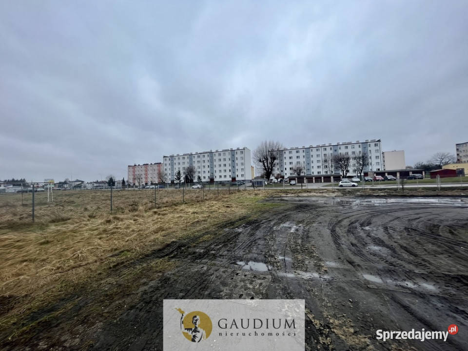 Działka na wynajem w centrum Starogardu asfalt