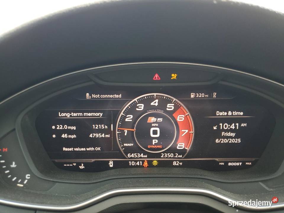 AUDI S5 PRESTIGE 30V6 TFSI 347 automatyczna Duchnów sprzedam