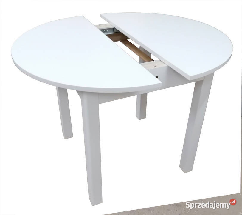 STÓŁ OKRĄGŁY ROZKŁADANY FI 80 40 ŁAWA KOLORY 80cm Tołkiny