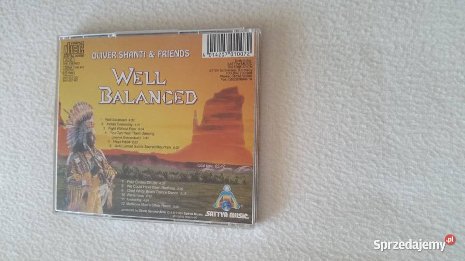 OLIVER SHANTI FRIENDS WELL BALANCED 1995 SATTVA Puławy sprzedam