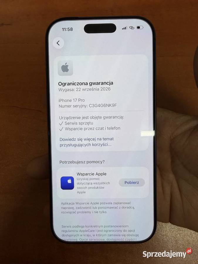 iPhone 17 pro 256gb deep blue Gdańsk