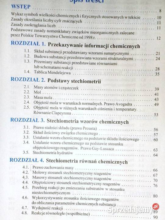 Zbiór zadań z chemii do liceów i techników Pozostałe