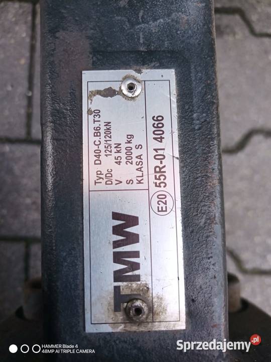 Przyczepa Trailer typ E20 Gniotpol 765x255 Rzędowice