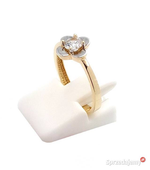 Pierścionek r13 Złoty pr333 Kwiatek Z488 Poznań sprzedam