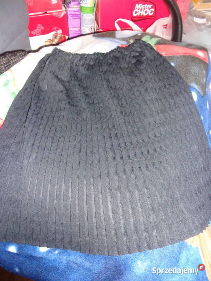 spódniczka nowa plisowana czarna Poznań sprzedam