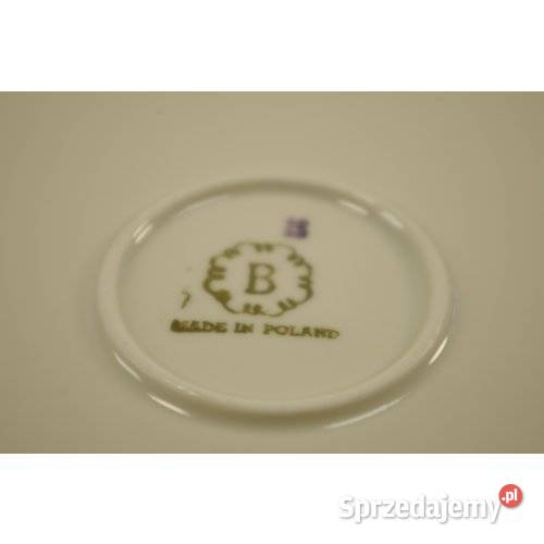 Patera porcelanowa Bawaria z motywem chryzantem Porcelana i szkło