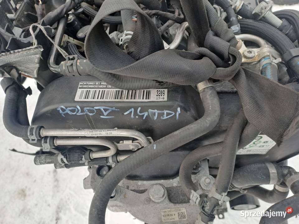 Volkswagen Polo V 6R1 14 TDi 90 silnik kompletny Jastrzębie-Zdrój