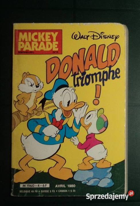 Mickey Parade Donald Duck triomphe Walt Disney 1980 France