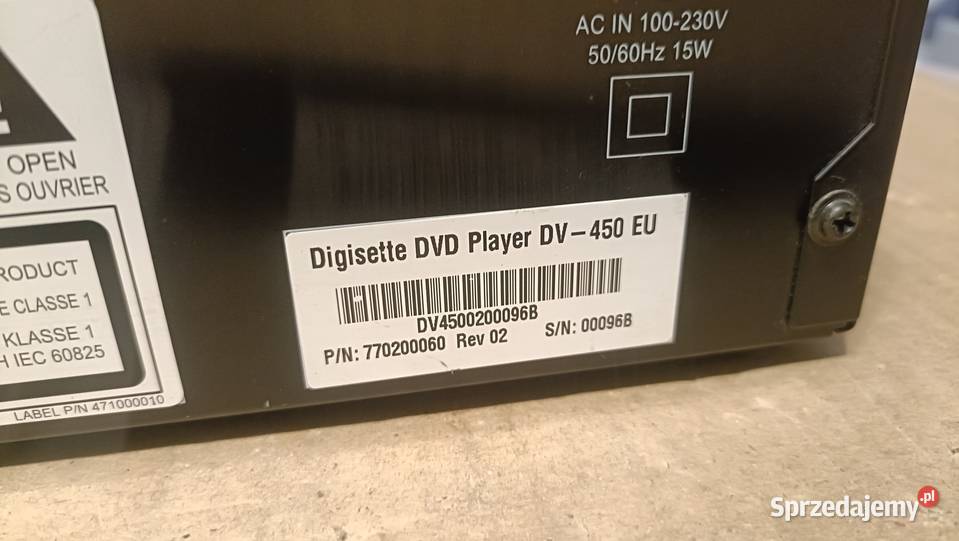 DIGISETTE DV450 odtwarzacz płyt Poznań
