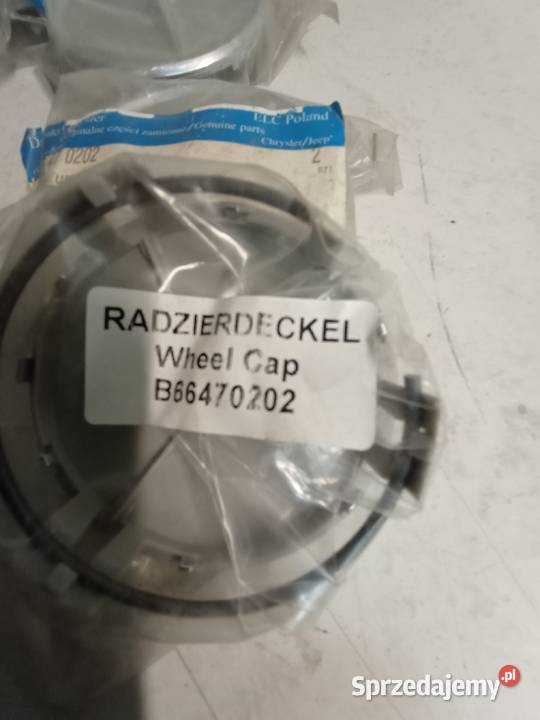 Dekielki Mercedes 75mm srebrne Komplet 4 do felg Piława Górna