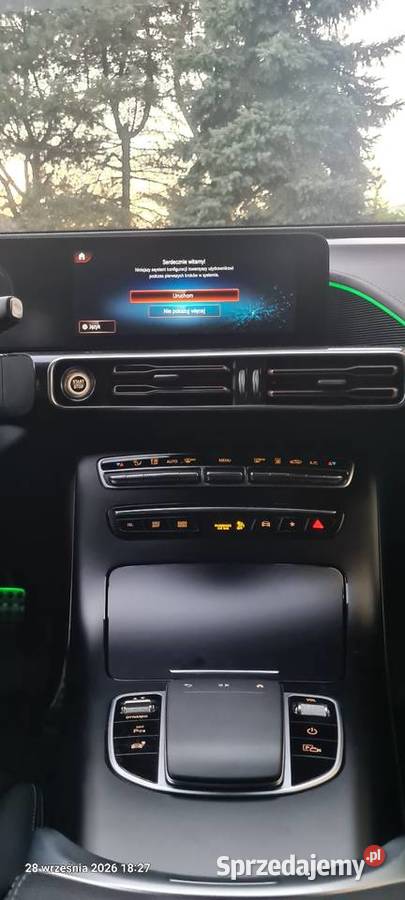 Mercedes EQC salon 2022 4x4 komputer pokładowy Dębica