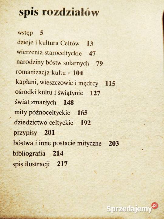 Mitologia Celtów książki antykwariaty Bródno