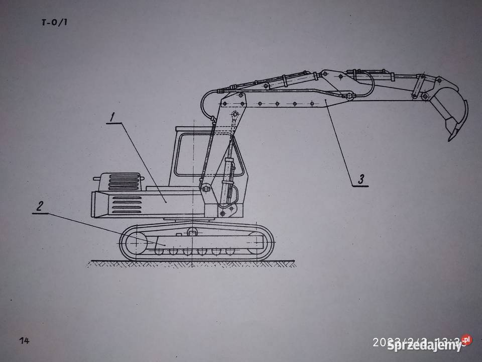 Koparka hydrauliczna gąsienicowa K408 Bumar