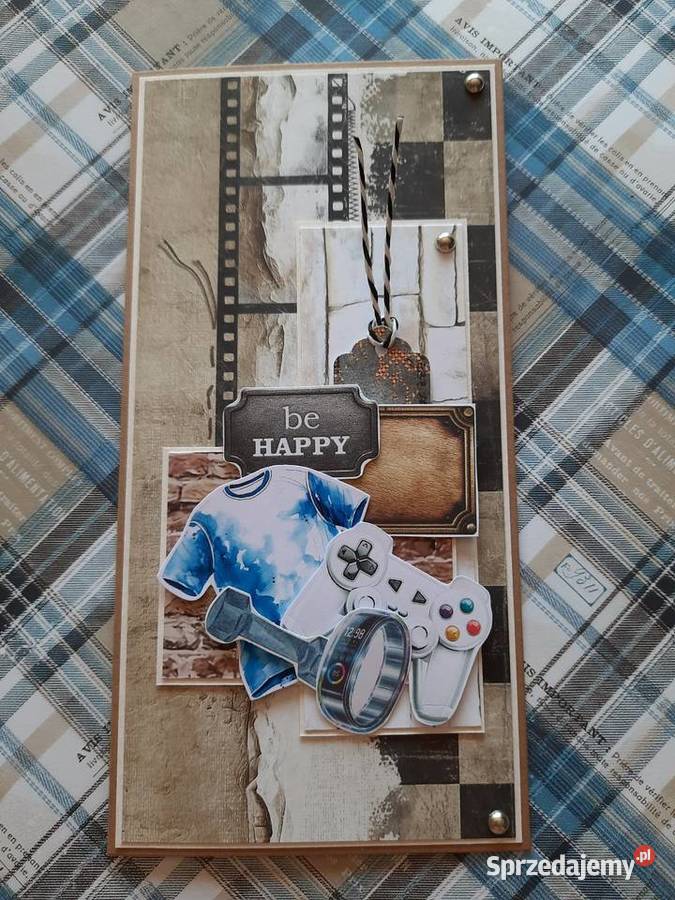 Kartka personalizowana handmade na urodziny Dęblin