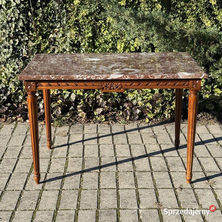 ARTexpert Stół stolik kawowy owalny Ludwik Dobrzany