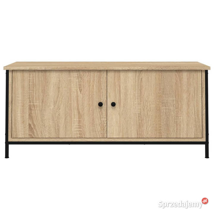 Szafka pod TV dąb sonoma 102x35x45 materiał