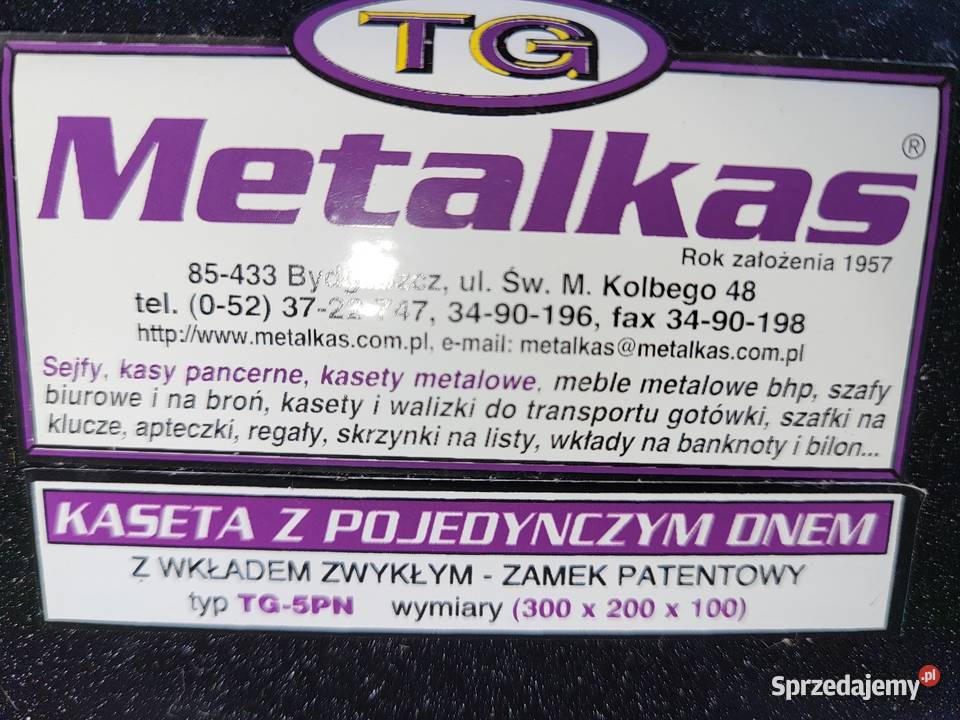 kasetka metalowa Stobierna