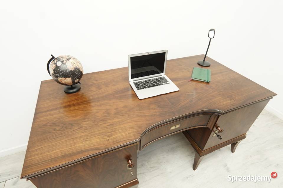Zabytkowe biurko z lat 20tych renowacji wielkopolskie Jerka