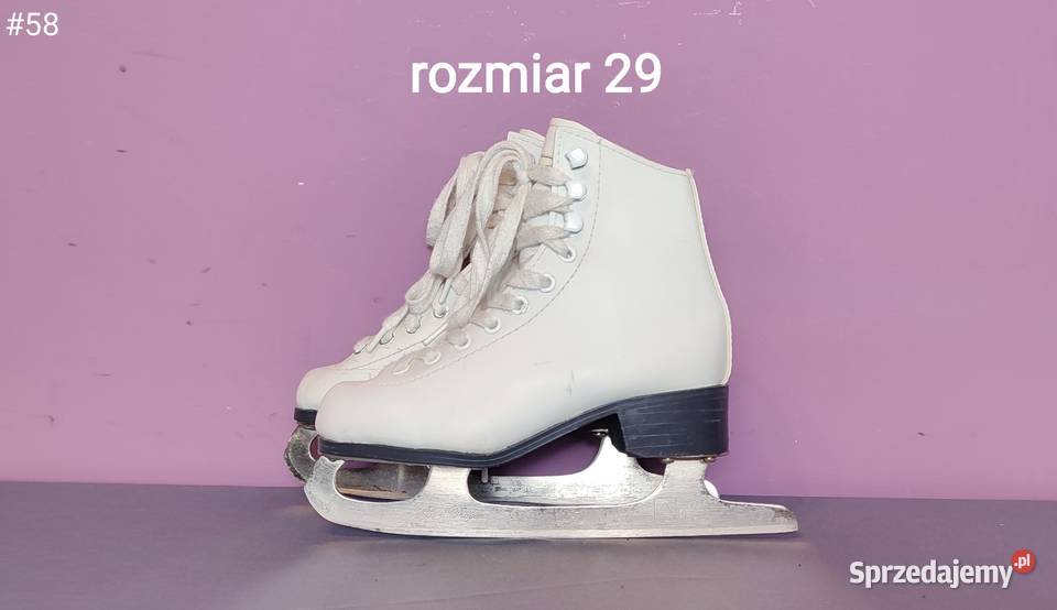 Łyżwy dziecięce rozmiar 29 wkładka 185 58 Jasień