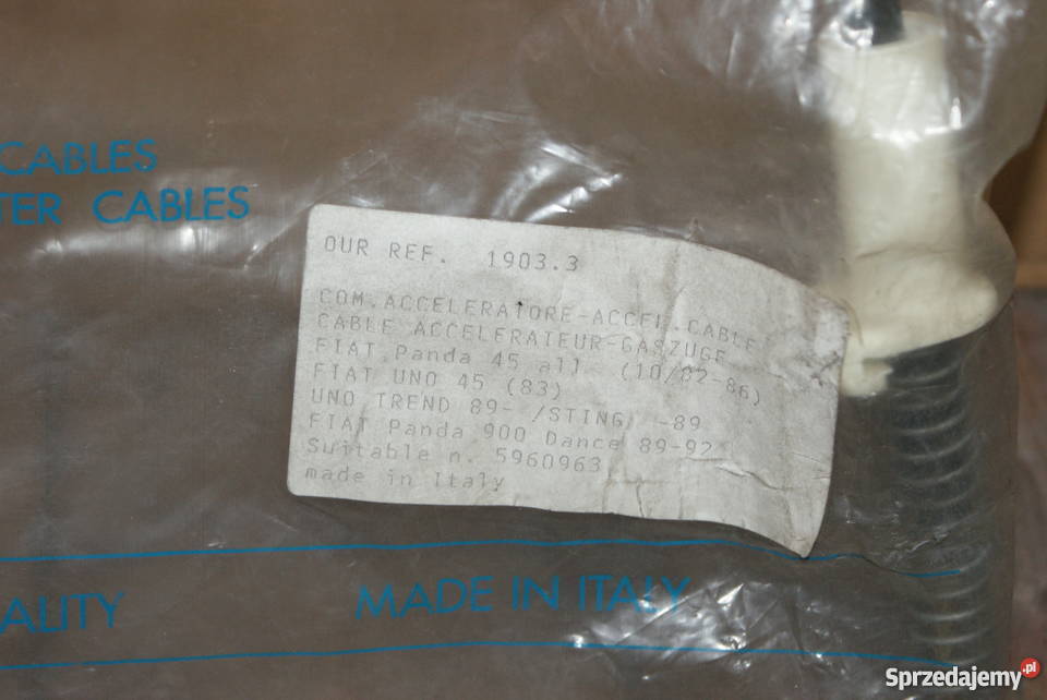 LINKA GAZU SEAT IBIZA I 021A 198406199 Pozostałe mazowieckie Białobrzegi sprzedam