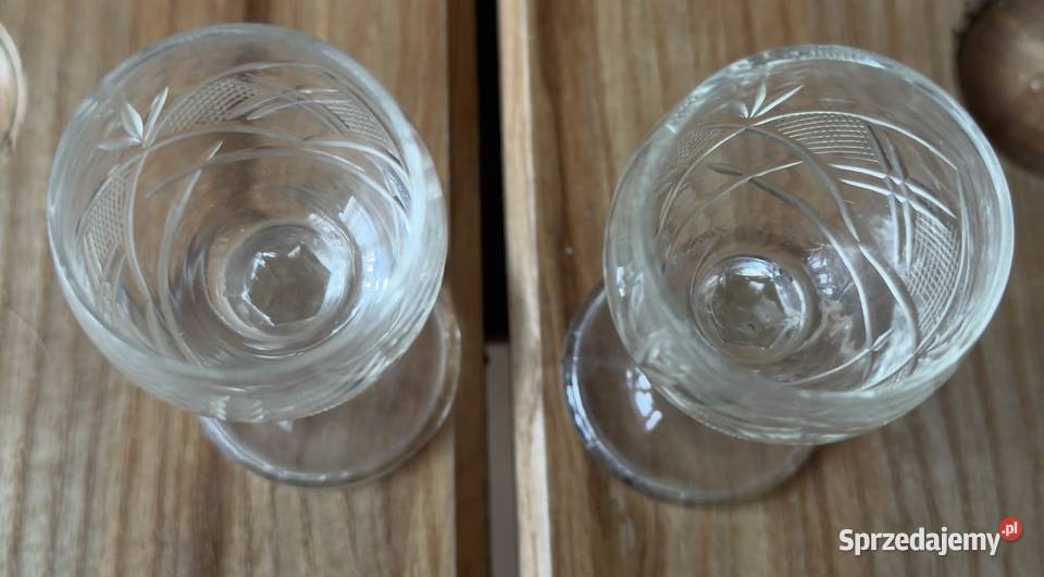 Kryształowe Kieliszki PRL 12 małopolskie Bukowina Tatrzańska
