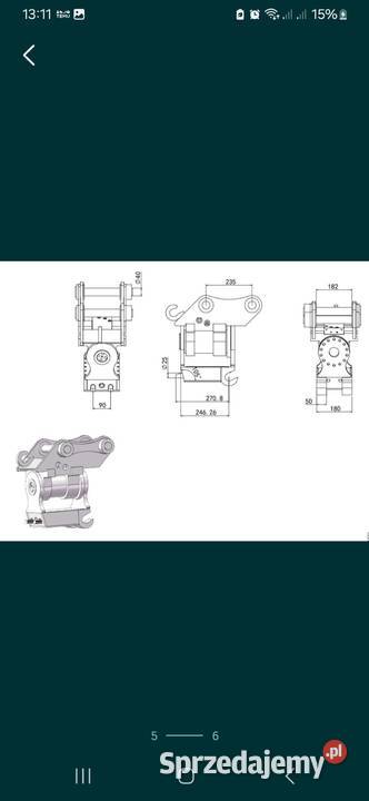 Powertilt hydrauliczny do CAT 416 nie Biłgoraj