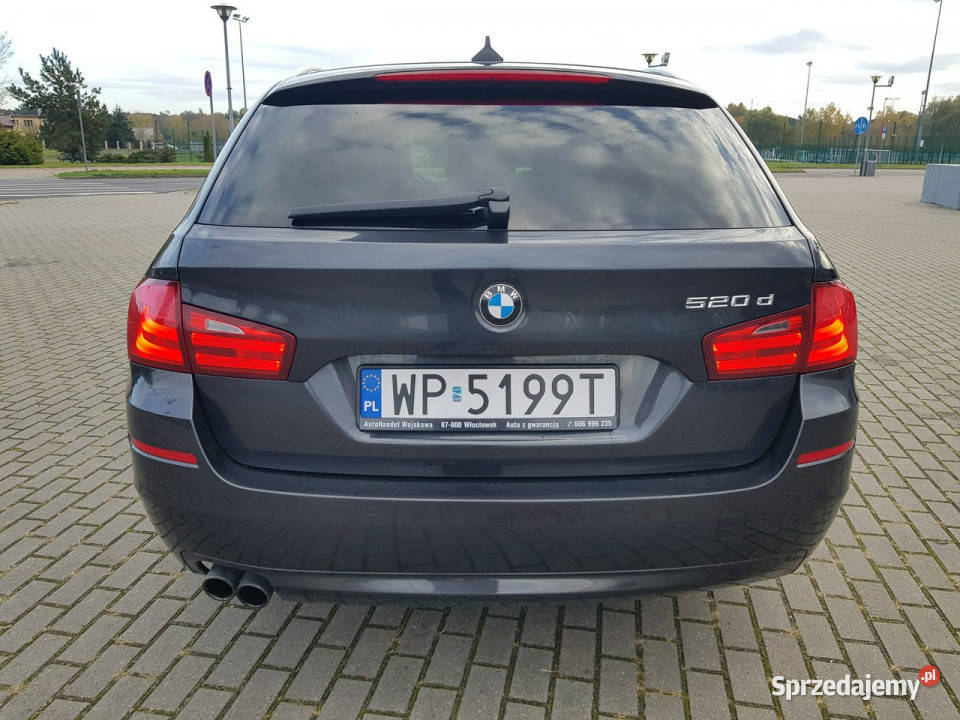 BMW 520 520d 184 Automat Panorama Bogata Wersja czujnik zmierzchu Włocławek