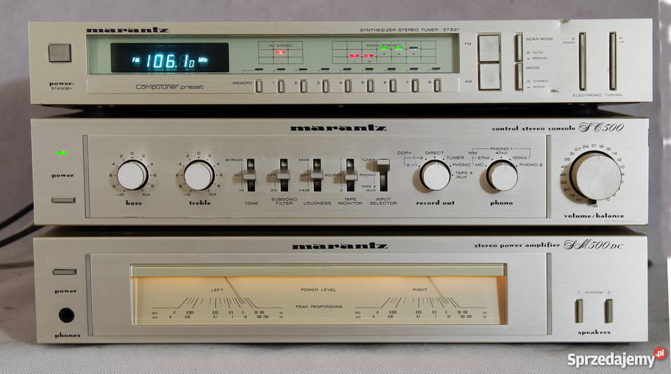 Marantz ST 521 szampański tuner stereo vintage Szczodre