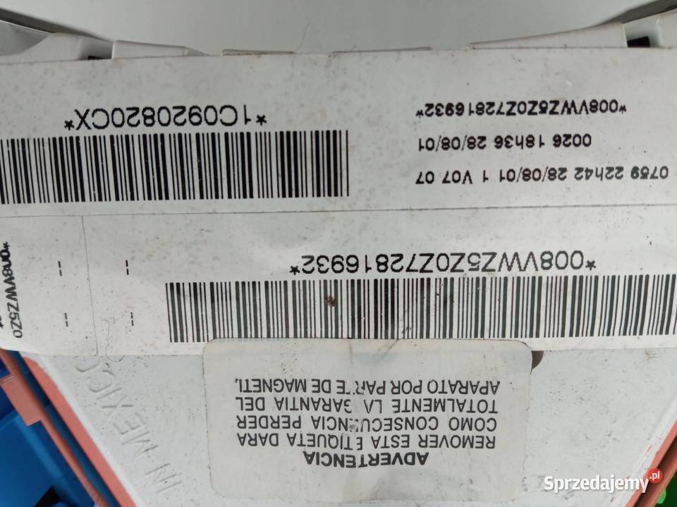 LICZNIK 1C0920820CX 16 B 102 VW Volkswagen osobowe