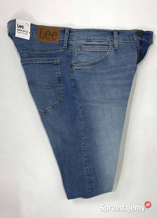 Spodnie męskie jeansy Lee Daren Zip Fly Northen niebieski łódzkie