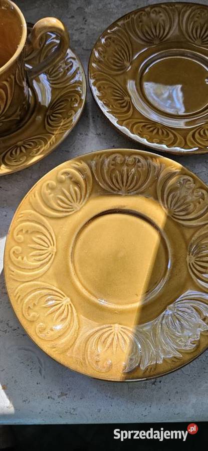 Filiżanki PRL Tułowice 6 ze spodeczkami 6 Kraków